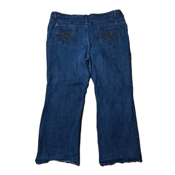 Kim Rogers Woman Plus Denim Blue Jeans (Sz 24w) - Picture 2 of 10